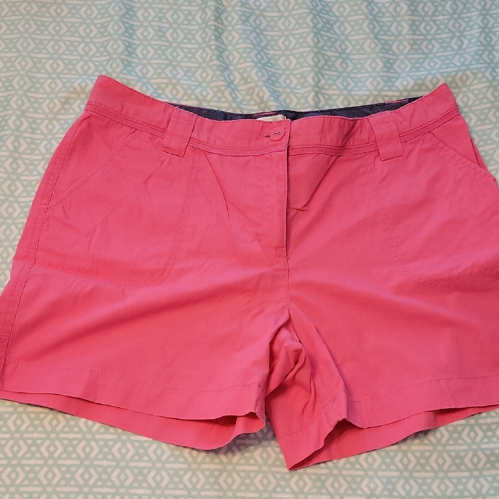 Van Heusen Pink Bermuda Shorts Classic Cotton Blend